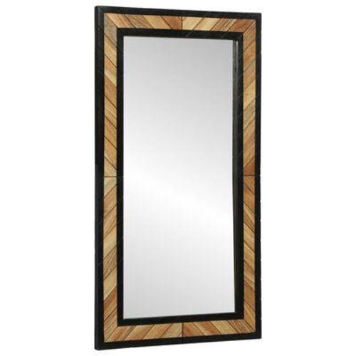 Spejl 90x2x50 cm Solid Acacia Træ