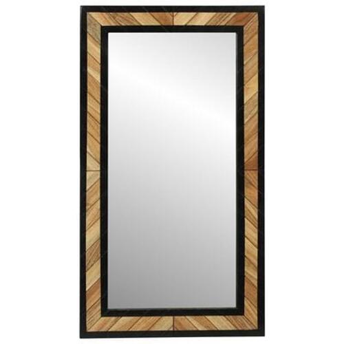 Spejl 90x2x50 cm Solid Acacia Træ