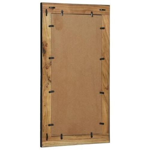 Spejl 90x2x50 cm Solid Acacia Træ