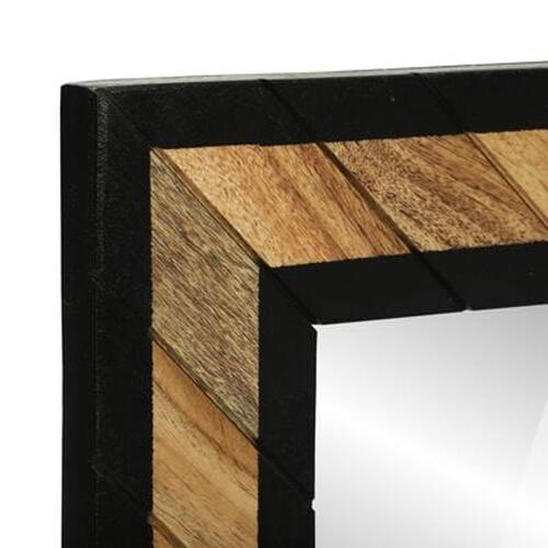 Spejl 90x2x50 cm Solid Acacia Træ