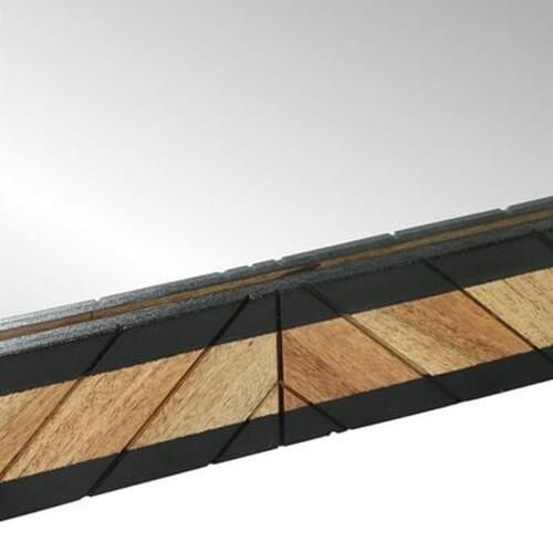 Spejl 90x2x50 cm Solid Acacia Træ