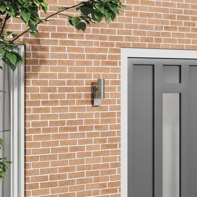 Udendørs Væglampe Sølv Rustfrit Stål IP44