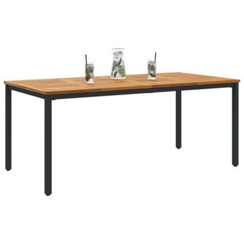 Havebord 180x90x75 cm Solid Akacietræ og Metal