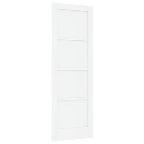 Indvendig Dør "ORKDAL" Hvid 73.5x211x4 cm Solidtræ Fyr