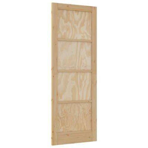Indvendig Dør "ORKDAL" 78x211x4 cm Massiv Træ Fyr