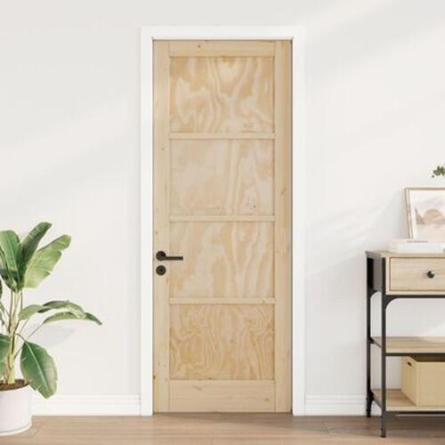 Indvendig Dør "ORKDAL" 78x211x4 cm Massiv Træ Fyr