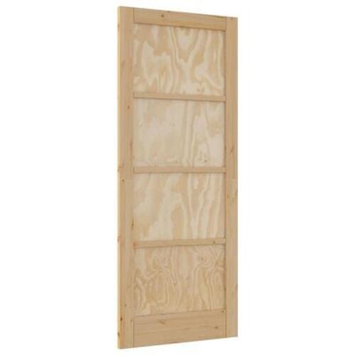Indvendig Dør "ORKDAL" 83x202x4 cm Solid Træ Fyrretræ