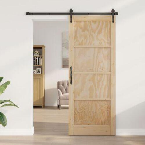 Indvendig Dør 'ORKDAL'83x211x4 cm Solid Træ Fyrretræ