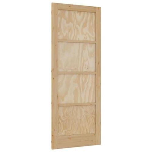 Indvendig Dør 'ORKDAL'83x211x4 cm Solid Træ Fyrretræ