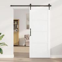 Indretningsdør 'ORKDAL'Hvid 86x211x4 cm Solid Træfyr