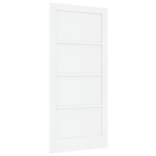 Indvendig Dør “ORKDAL” Hvid 93x202x4 cm Massiv Træ Fyr