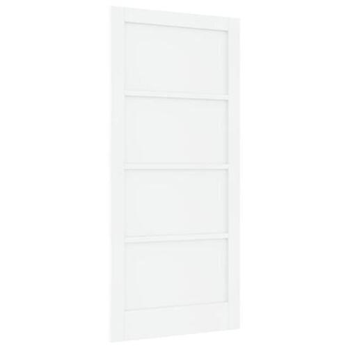 Indvendig Dør “ORKDAL” Hvid 93x202x4 cm Massiv Træ Fyr
