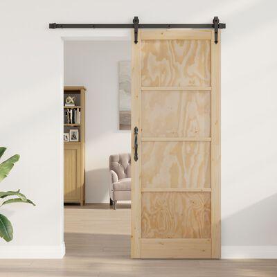 Indvendig Dør "ORKDAL" 93x211x4 cm Massiv Træ Fyr