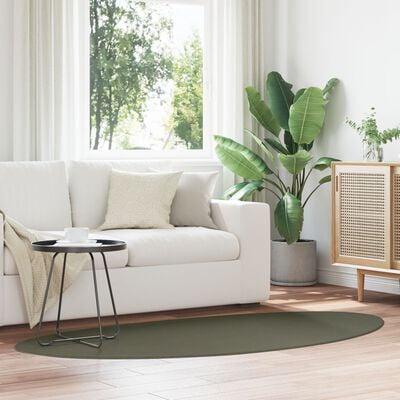 Tæppe "HUARTE" Korthåret Blødt og Vaskbart Skovgrøn 100x200 cm