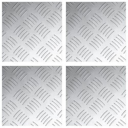 Aluminium Trappetrin 4 stk Skridsikker 20x20 cm