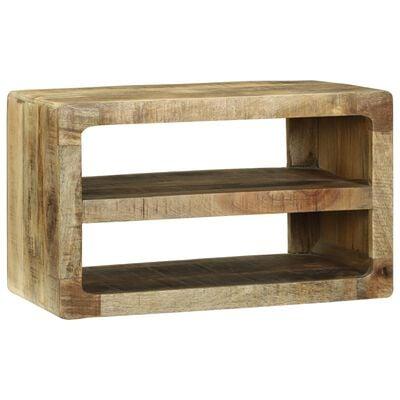 TV Skab med hylde Brun 60 x 32 x 36 cm Massivt mangotræ billede