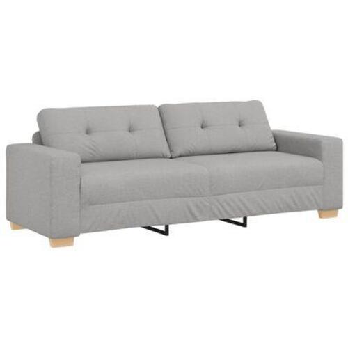 3-personers sofa i skygrå 180 cm stof