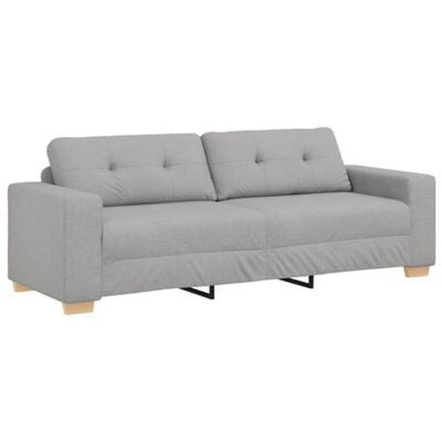 3-personers sofa i skygrå 180 cm stof