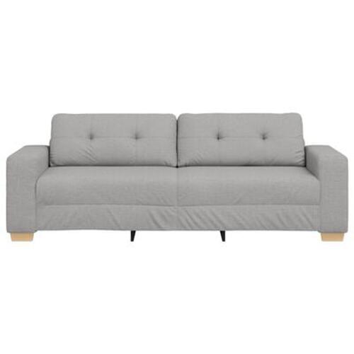 3-personers sofa i skygrå 180 cm stof