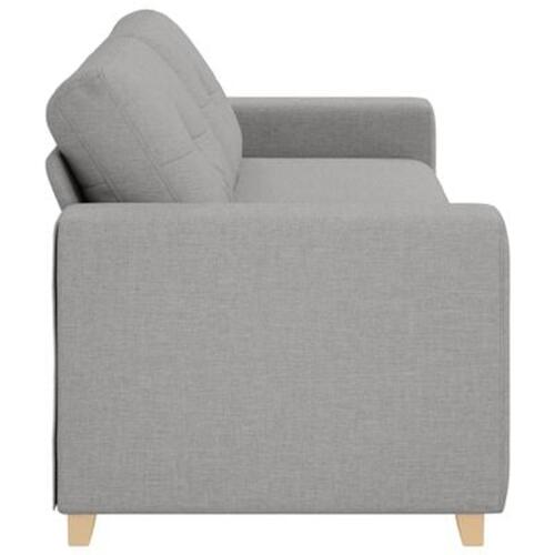 3-personers sofa i skygrå 180 cm stof
