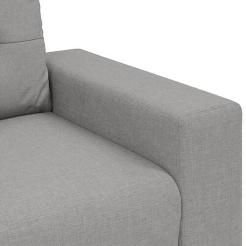 3-personers sofa i skygrå 180 cm stof