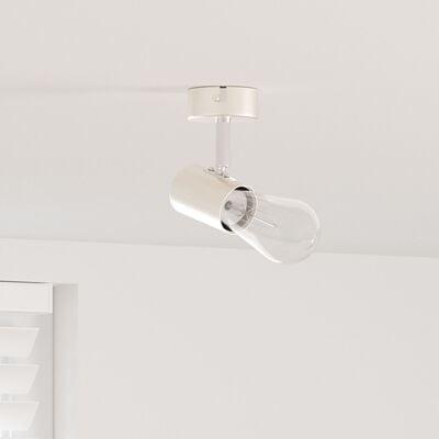 Loftspotlight 1 Vejs Justerbar Børstet Nikkel E27 billede