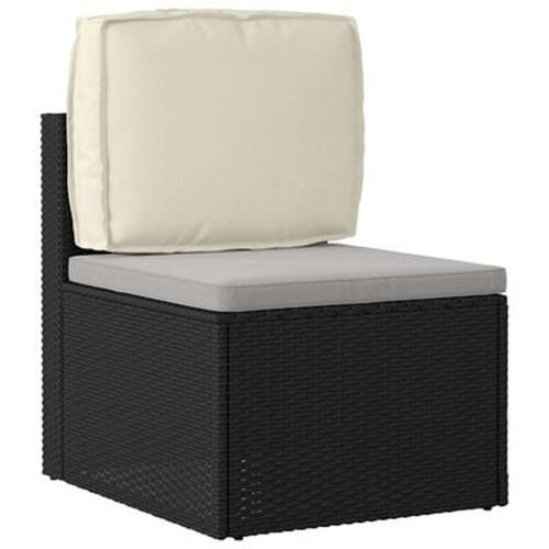 Pallepude til ryglæn Creme 50x40x12 cm Oxford stof