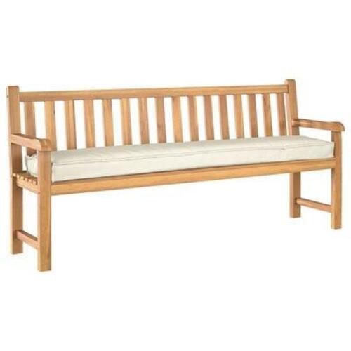 Pallepude til Bænk Creme 180x40x8 cm Oxford Stof