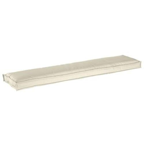 Pallepude til Bænk Creme 180x40x8 cm Oxford Stof