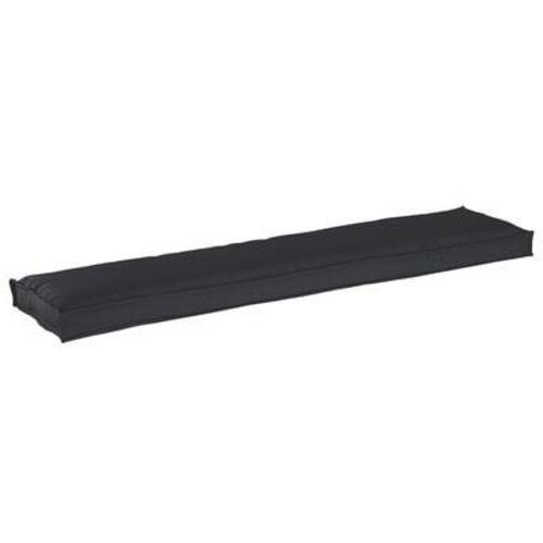 Pallepude til Bænk Sort 180x40x8 cm Oxford Stof
