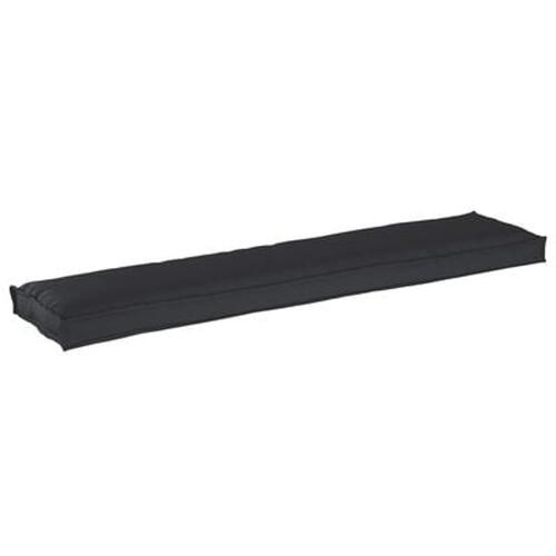 Pallepude til Bænk Sort 180x40x8 cm Oxford Stof