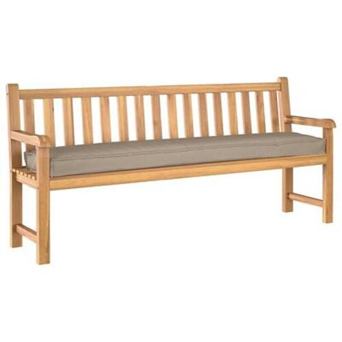 Pallet Pude til Bænk Taupe 180x40x8 cm Oxford Stof