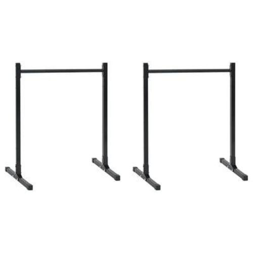 Dip Stations 2 stk Højdejusterbare 88.5/98.5 cm Stål
