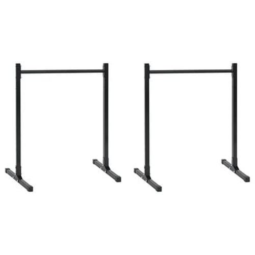 Dip Stations 2 stk Højdejusterbare 88.5/98.5 cm Stål