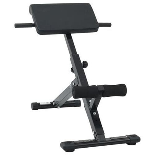 Hyperextension Bænk 120 kg Sammenfoldelig og Justerbar Stål