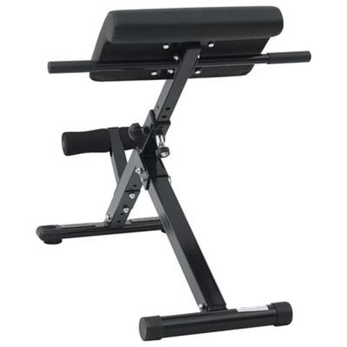 Hyperextension Bænk 120 kg Sammenfoldelig og Justerbar Stål