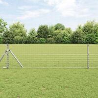 Stakitstænger 7 stk Ø32 mm 120 cm Galvaniseret Stål