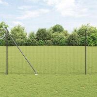 Hegnspæle med spyd 13 stk Ø32 mm 180 cm Galvaniseret stål