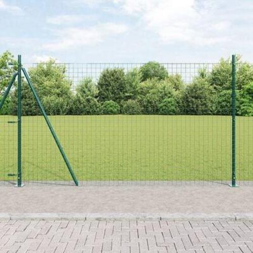 Stakit Poster med Baseplader 13 stk Ø32mm 88,5cm Galvaniseret Stål