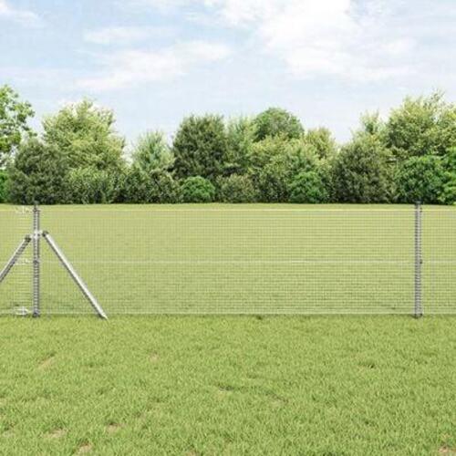 Svejset Trådhegn 0.8x25 m Galvaniseret Stål