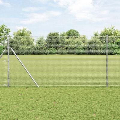 Svejsede Trådhegn 1,2x25 m Galvaniseret Stål