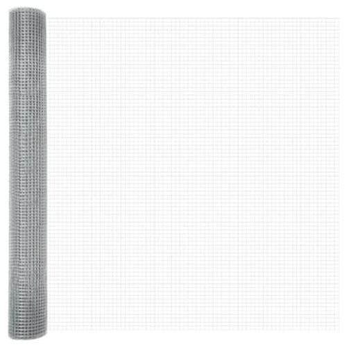 Svejsede Trådhegn 1,2x25 m Galvaniseret Stål