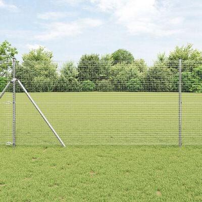 Svejset Trådhegn Sølv 1.2 x 25 m Stål