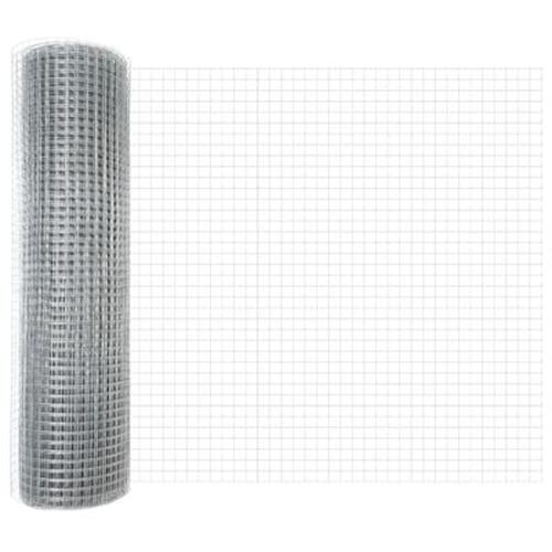 Svejset trådgitter 0,5x50 m Galvaniseret stål