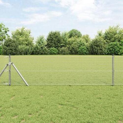 Svejset Trådhegn 0,5x50 m Galvaniseret Stål