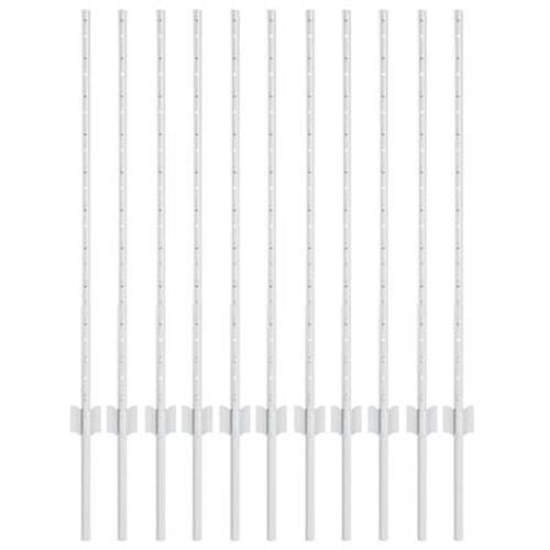 Hegnsposter 22 stk U-kanal 100 cm galvaniseret stål