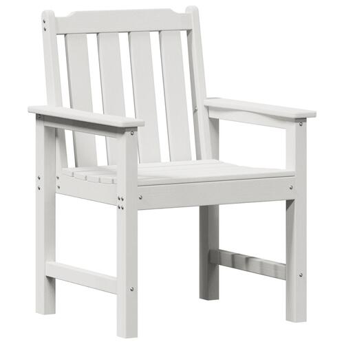 Havemøbler 2 stk Hvid HDPE