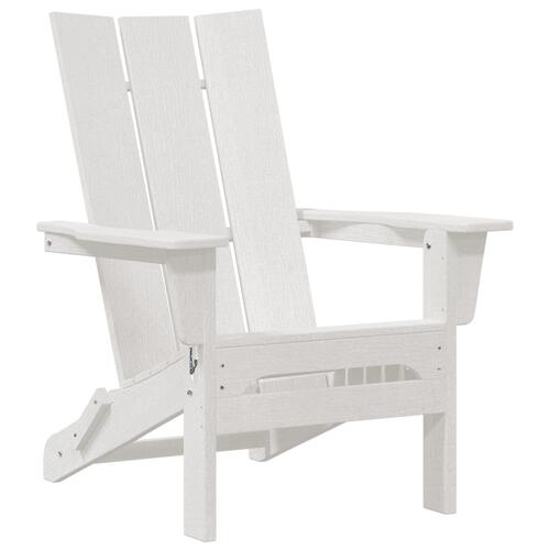 Foldebjælken Adirondack Stol Hvid 74.5x80.5x90 cm HDPE