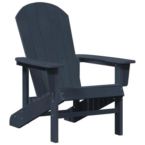 Adirondack stol Marineblå 74x82x91 cm HDPE