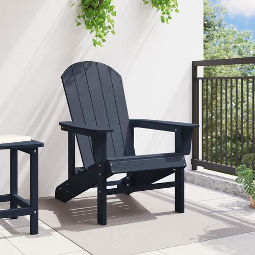 Adirondack stol Marineblå 74x82x91 cm HDPE